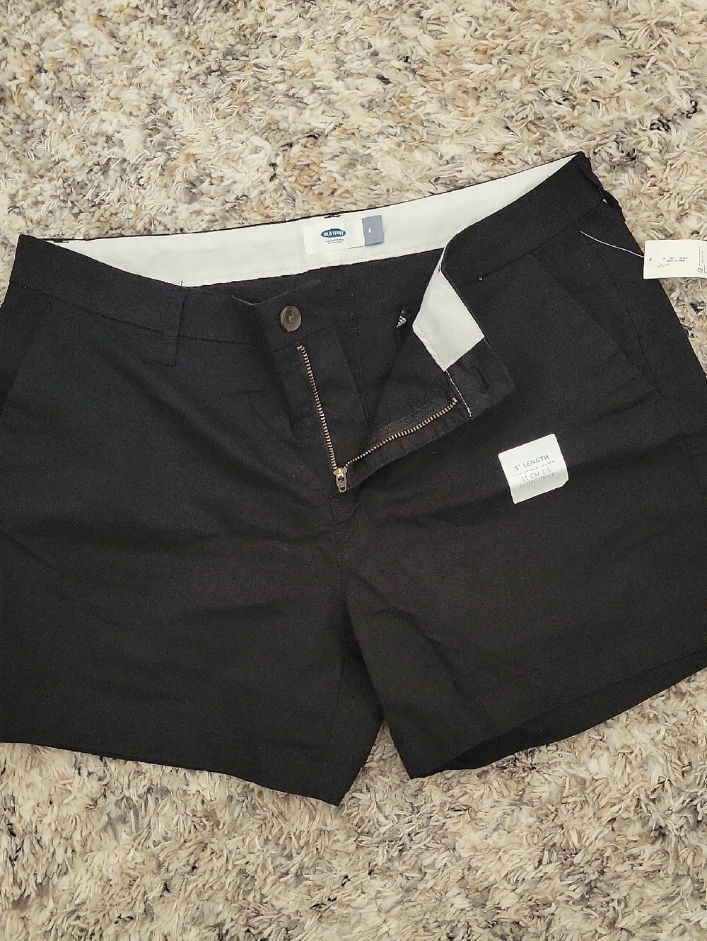 Old Navy Black Women's Dressy Bermuda Shorts